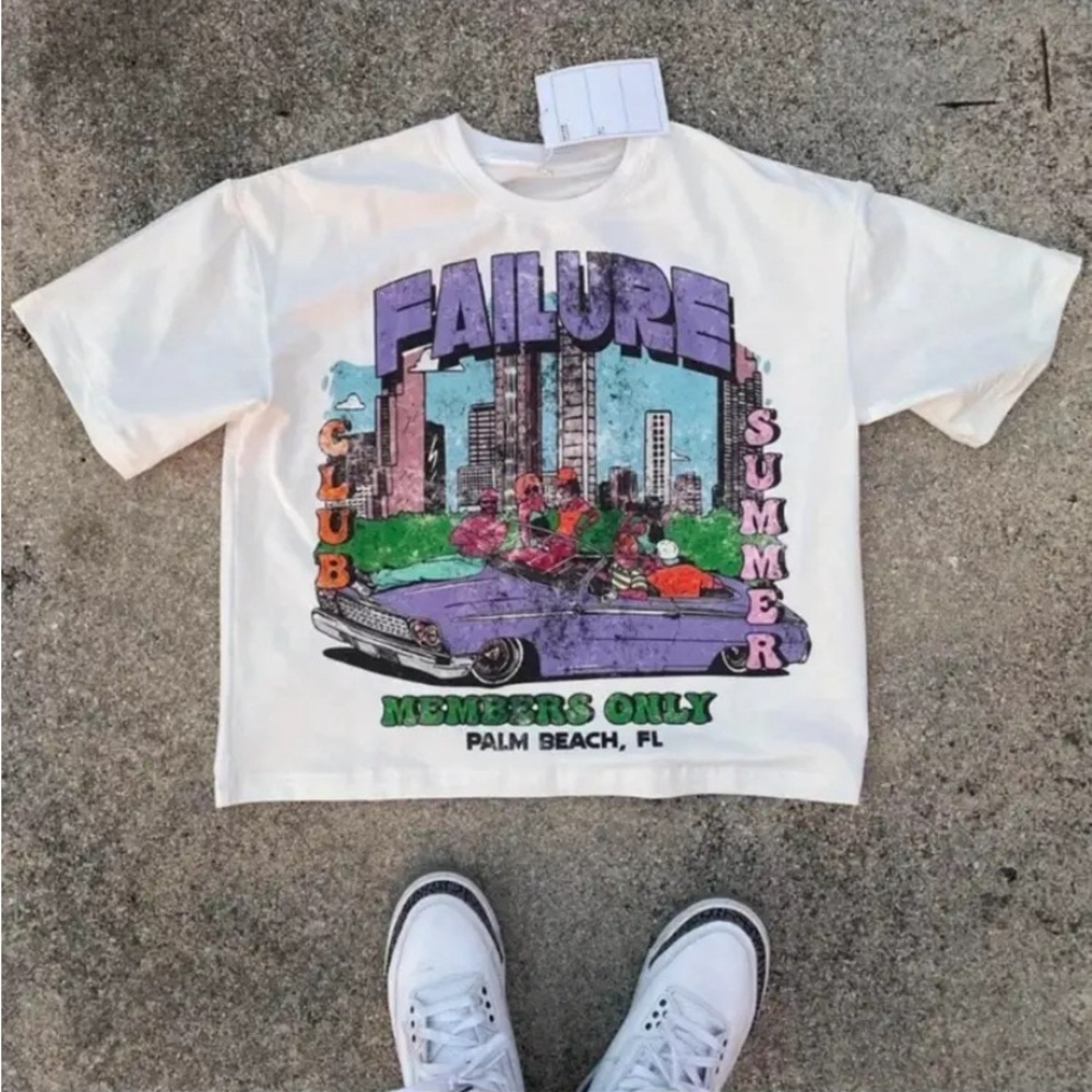 Vintage-Style “Failure Club Summer” Graphic Tee